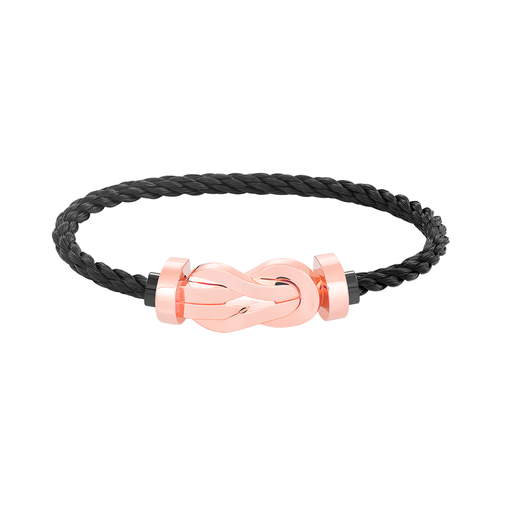 [Bloom]CHANCE LARGE 8 FIGURE BUCKLE NO DIAMOND BRACELET ROSE GOLD