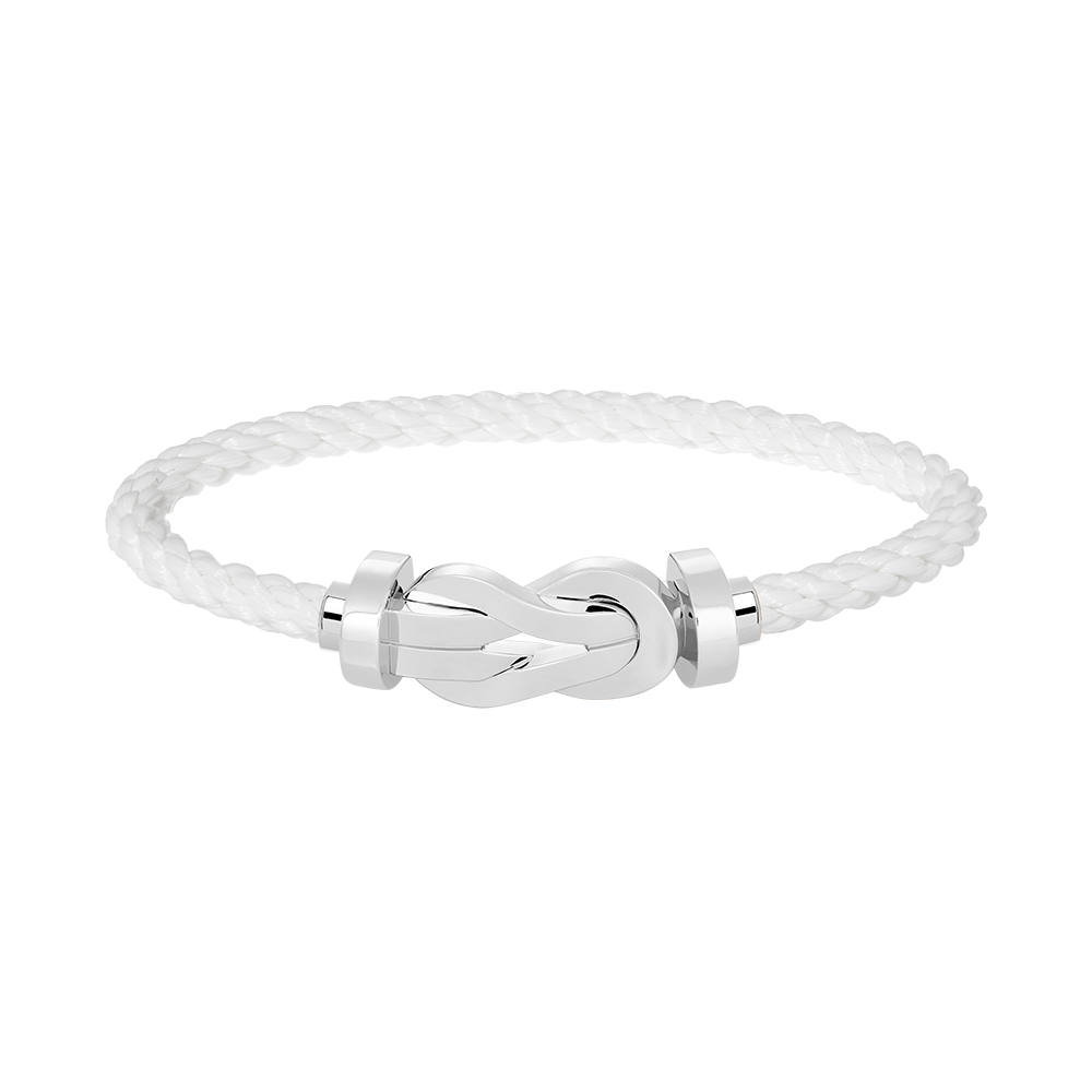 [Bloom]CHANCE LARGE 8 FIGURE BUCKLE NO DIAMOND BRACELET SILVER