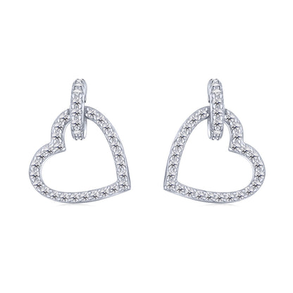 [Bloom]Dainty Heart Shape Earrings