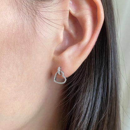 [Bloom]Dainty Heart Shape Earrings