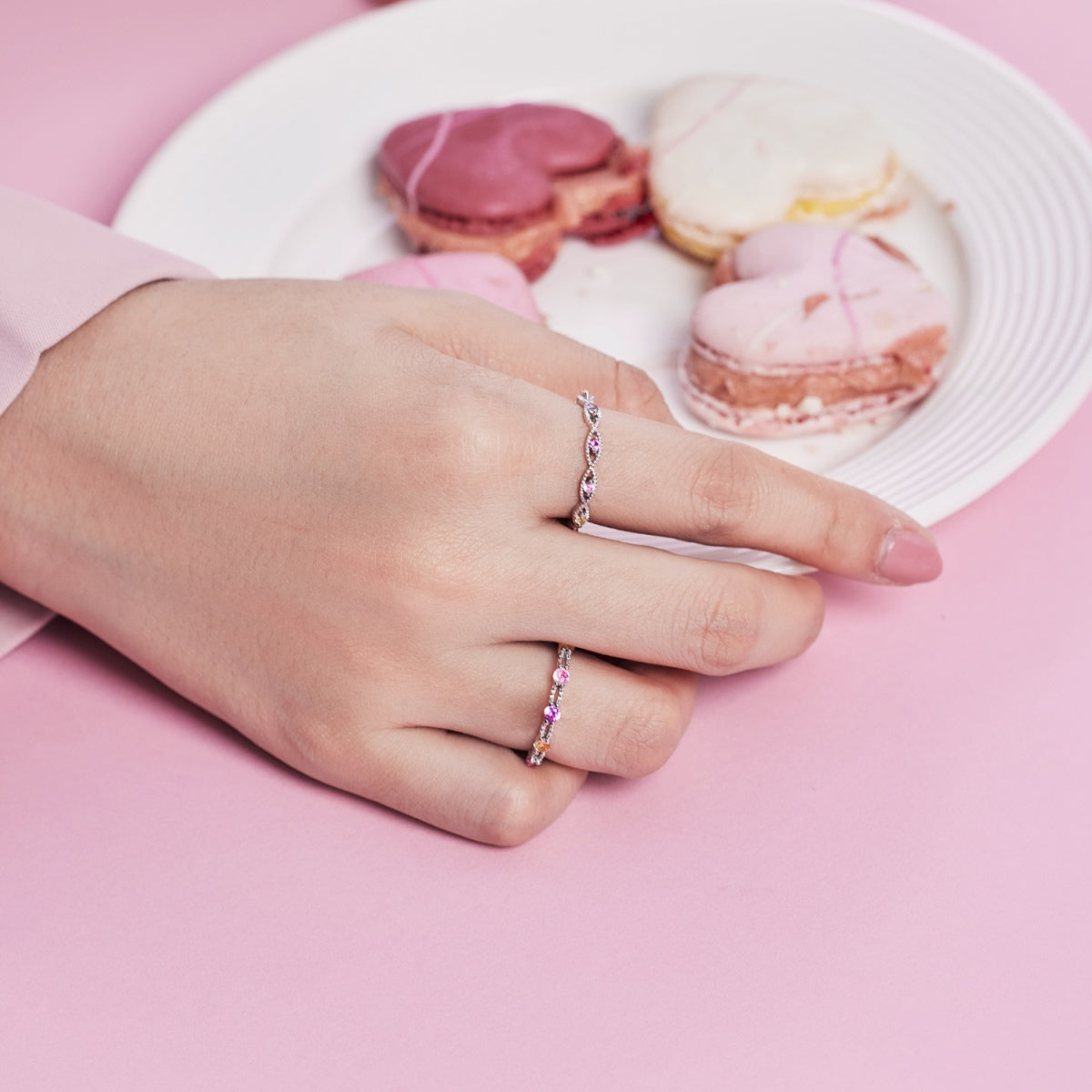 [Bloom]Elegant Energetic Round Cut Daily Ring