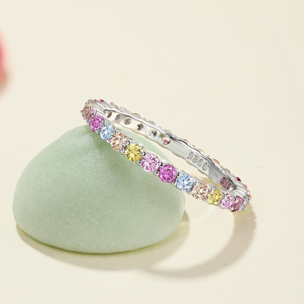 [Bloom]Elegant Vivid Round Cut Daily Ring