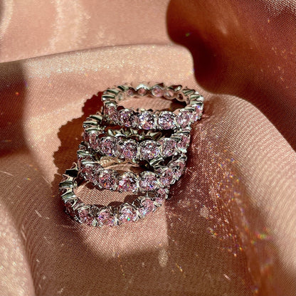 [Bloom]Eternity Round Cut Tennis Ring