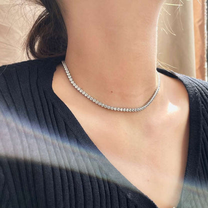 [Bloom]Elegant Tennis Chain Necklace