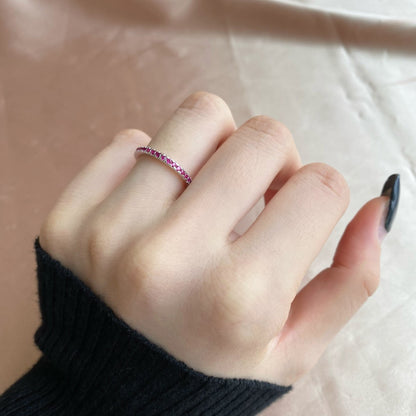 [Bloom]Delicate Sparkling Round Cut Daily Ring