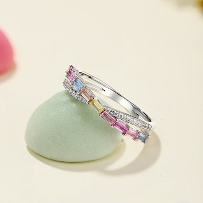 [Bloom]Energetic Elegant Radiant Cut Party Ring