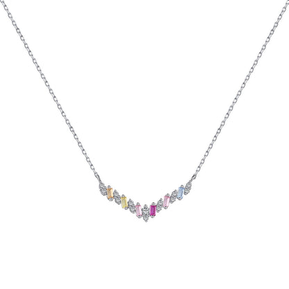 [Bloom]Dazzling Rainbow Necklace