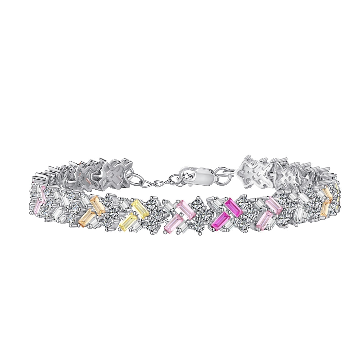 [Bloom]Dazzling Unique Multi Shape Daily Bracelet