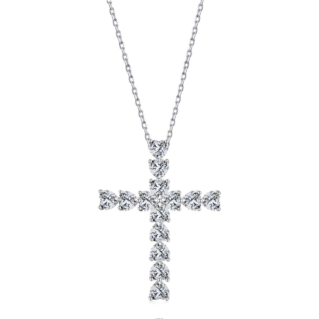 [Bloom]Radiant Cross Shape Necklace