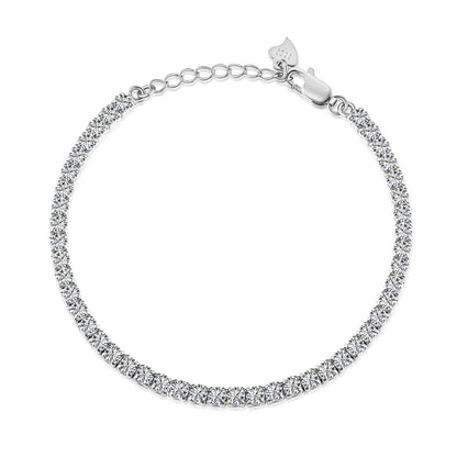 [Bloom]Sparkling Round Cut Daily Bracelet