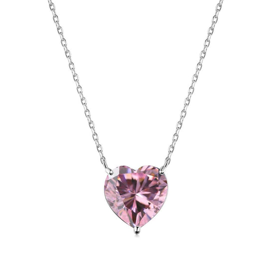 [Bloom]6.0 carat Radiant Heart Shape Necklace