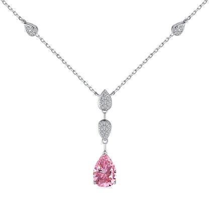 [Bloom]Dazzling Pear Cut Necklace