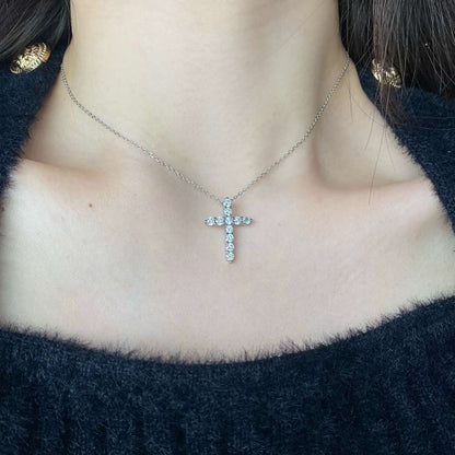 [Bloom]Unique Cross Shape Necklace