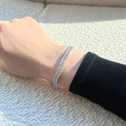 [Bloom]Exquisite Emerald Cut Daily Bracelet