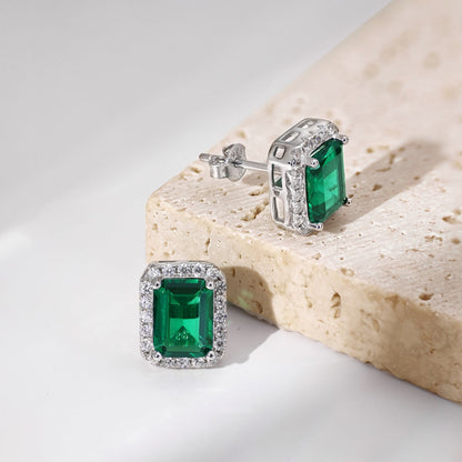 [Bloom]Luxurious Dainty Emerald Cut Banquet Earrings