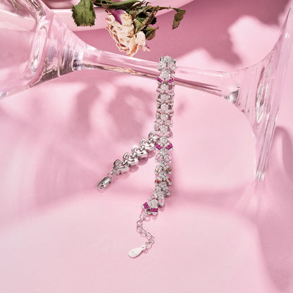 [Bloom]Dainty Exquisite Flower Shape Daily Bracelet