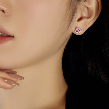 [Bloom]Four-Leaf Clover Flower Shaped Earrings