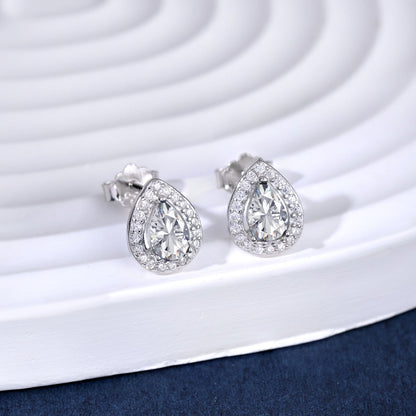 [Bloom]Luxurious Water Drop Shape Earrings