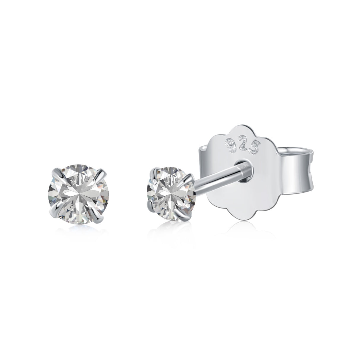 [Bloom]Delicate Solitaire Earrings