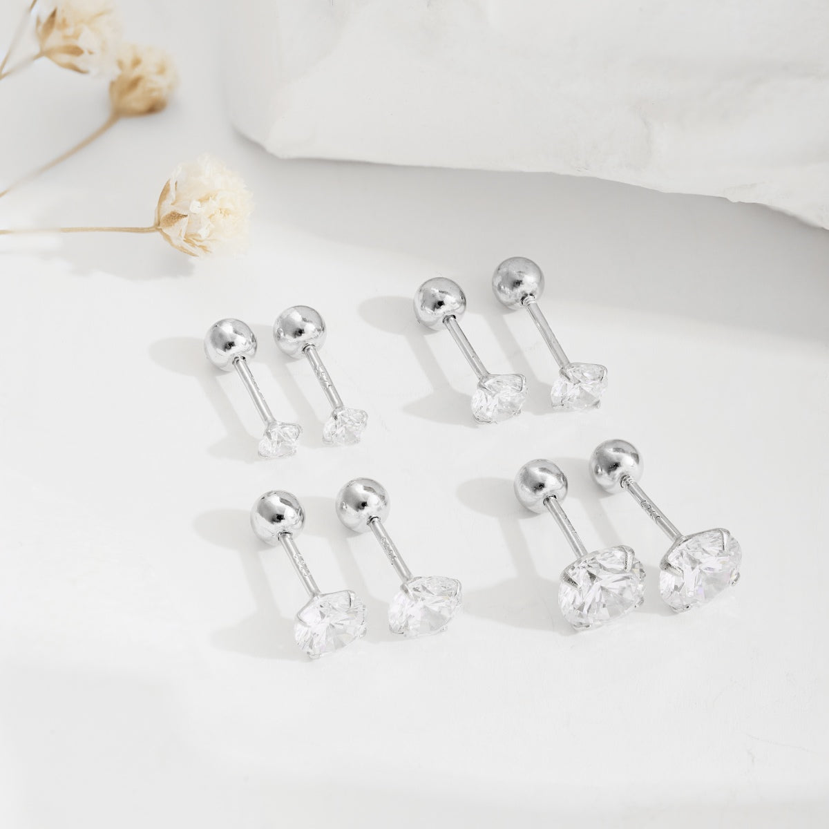 [Bloom]Unique U-Shaped Ear Bone Earrings