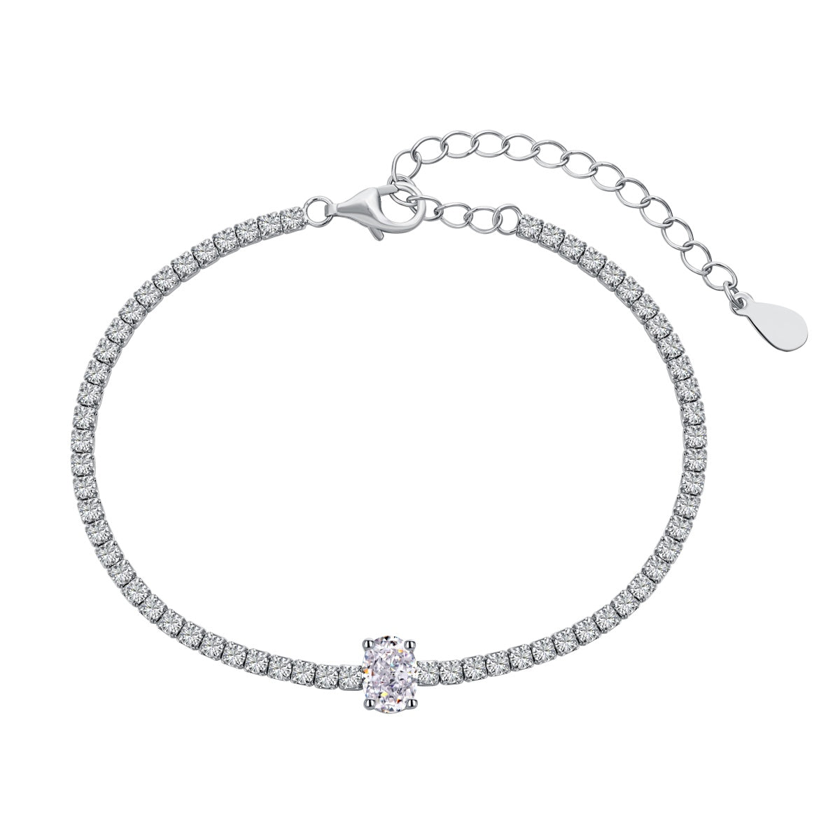 [Bloom]0.75 Carat Exquisite Oval Cut Daily Bracelet