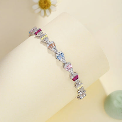 [Bloom]Radiant Water Drop Shape Daily Bracelet