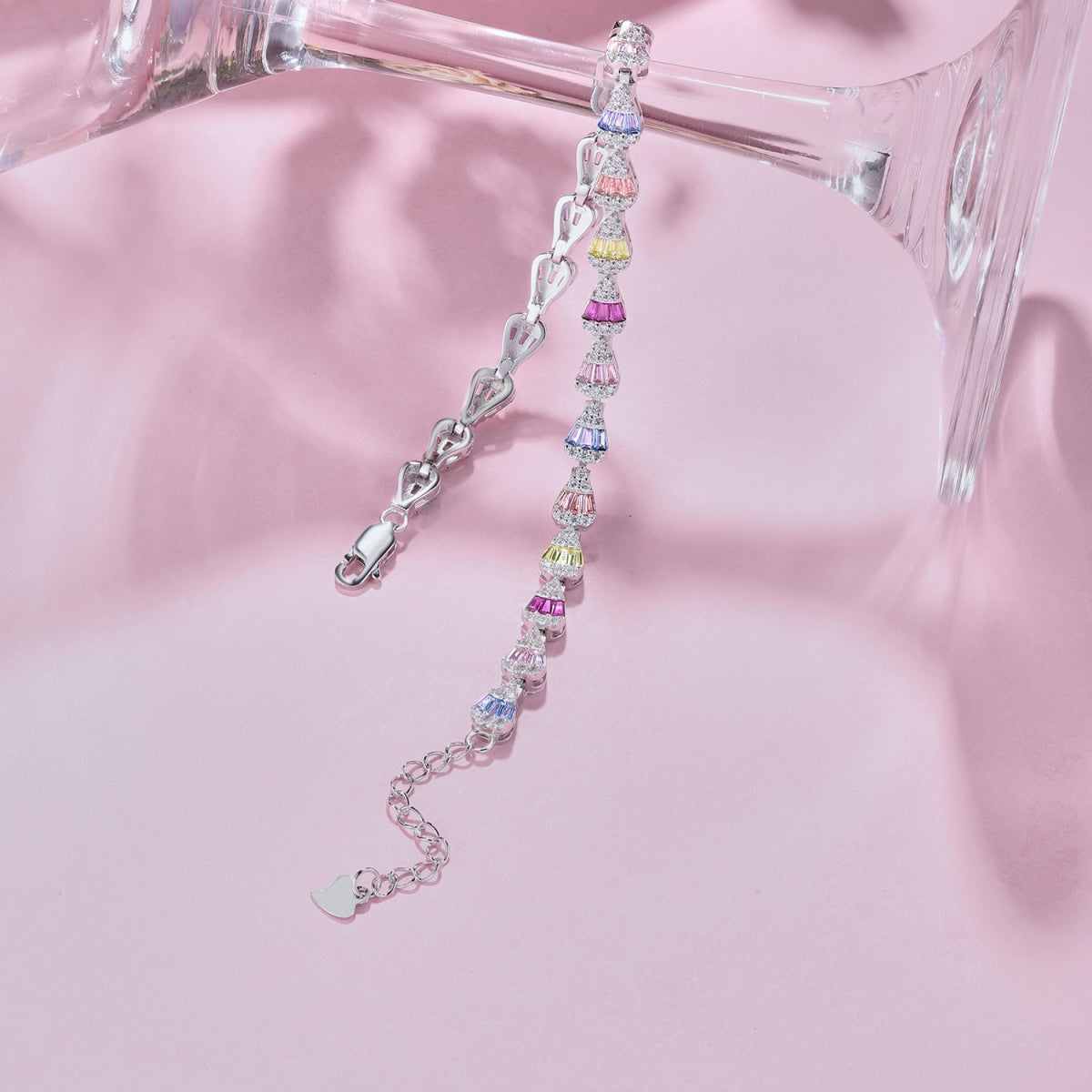 [Bloom]Radiant Water Drop Shape Daily Bracelet