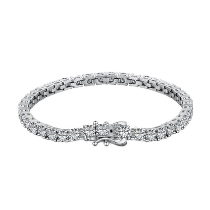 [Bloom]Luxurious Ornate Round Cut Tennis Bracelet