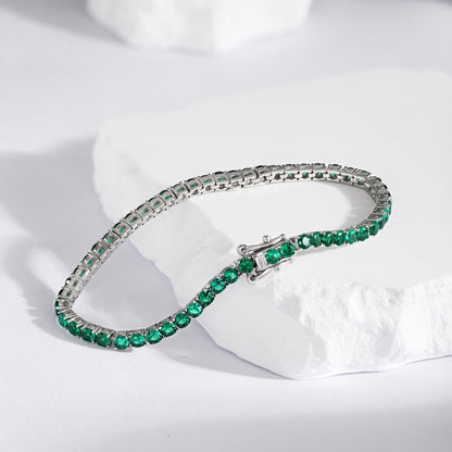 [Bloom]Radiant Colorful Round Cut Party Bracelet