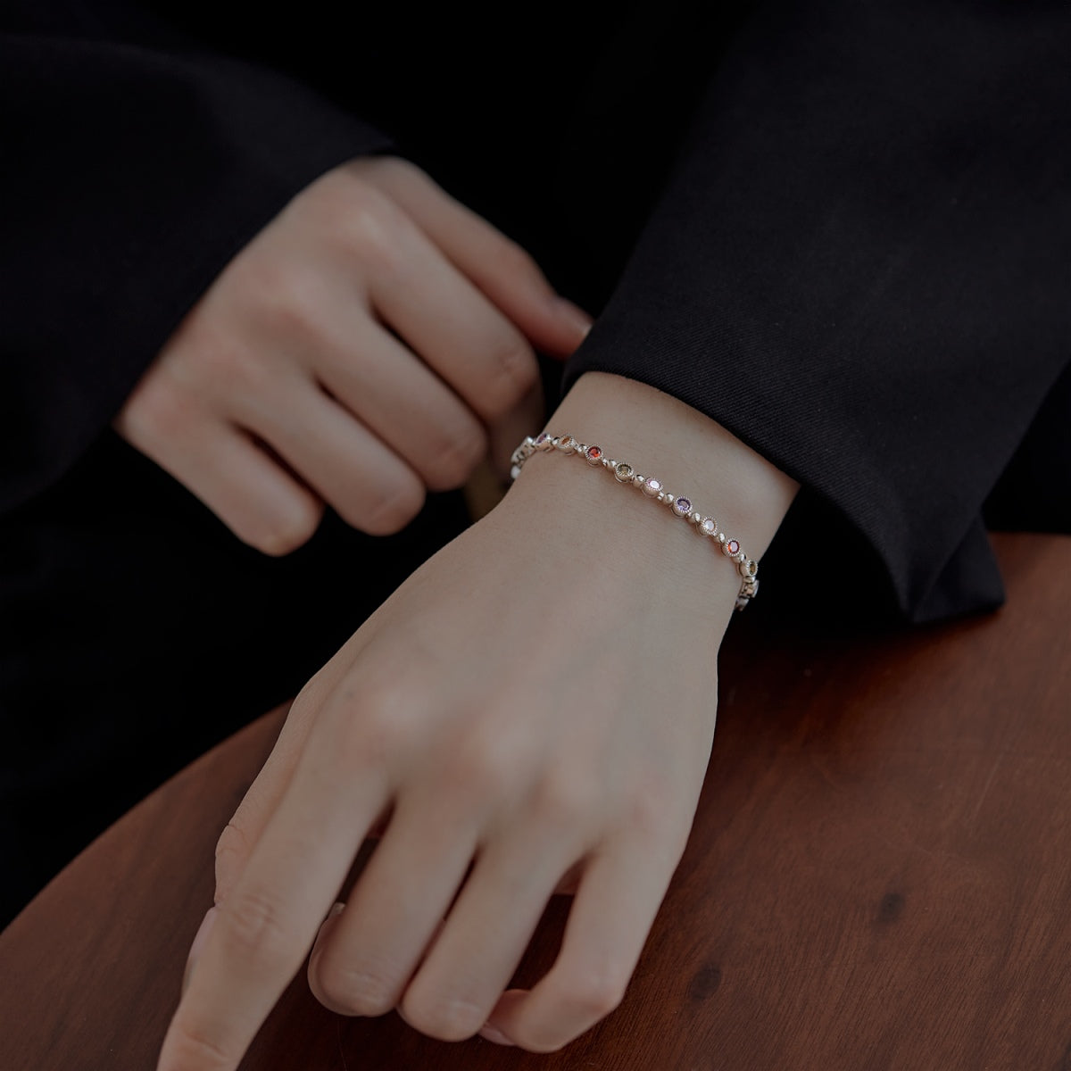 [Bloom]Sparkling Exquisite Round Cut Party Bracelet