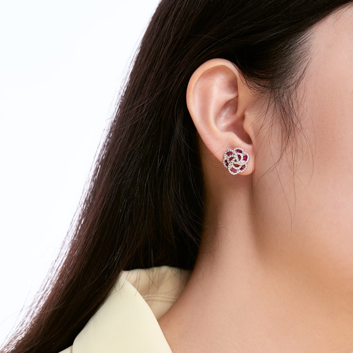 [Bloom]Exquisite Flower Shape Daily Earrings