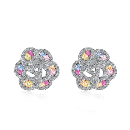 [Bloom]Exquisite Flower Shape Daily Earrings