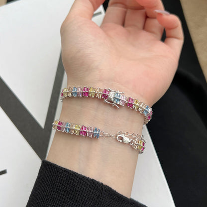 [Bloom]Sparkling Exquisite Multi Cut Party Bracelet