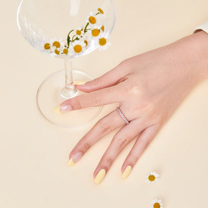 [Bloom]Dainty Ebullient Round Cut Daily Ring