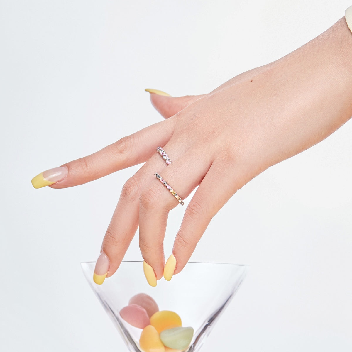 [Bloom]Dainty Ebullient Round Cut Daily Ring