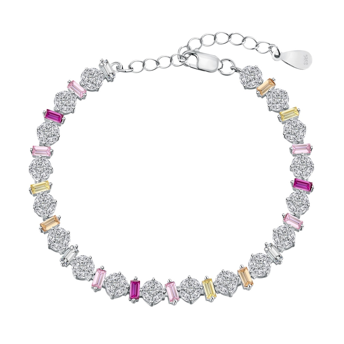 [Bloom]Radiant Colorful Round Shape Daily Bracelet