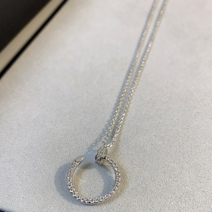 [Bloom]JUSTE NECKLACE SILVER DIAMONDS