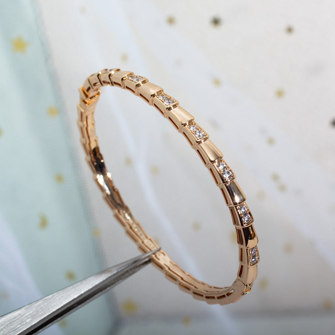 [Bloom]SERPENTI SMALL BRACELET PINK GOLD DIAMOND