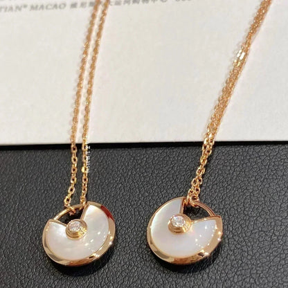 [Bloom]AMULETTE ROSE GOLD MOP NECKLACE