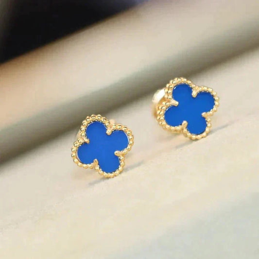 [Bloom]CLOVER MINI 9.5MM TURQUOISE EARRINGS