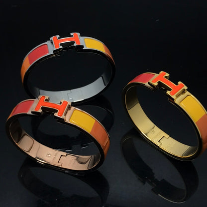 [Bloom]H BRACELET ORANGE RAINBOW CERAMIC