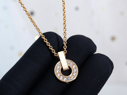 [Bloom]GARI NECKLACE PINK GOLD DIAMOND