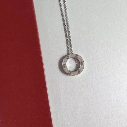 [Bloom]LOVE NECKLACE ADJUSTABLE SILVER