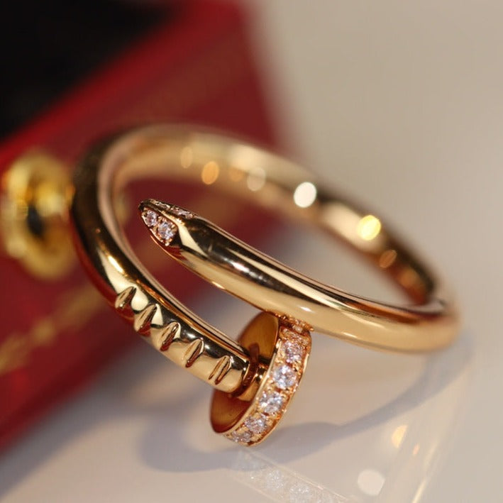 [Bloom]JUSTE RING 2.65MM GOLD DIAMOND