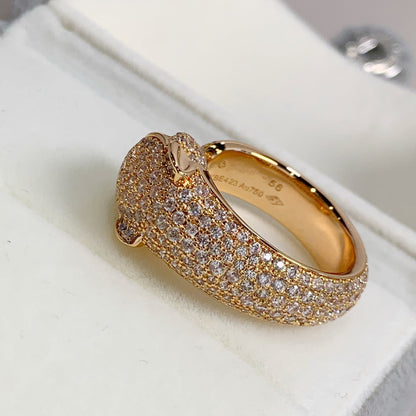 [Bloom]PANTHERE PINK GOLD DIAMOND RING