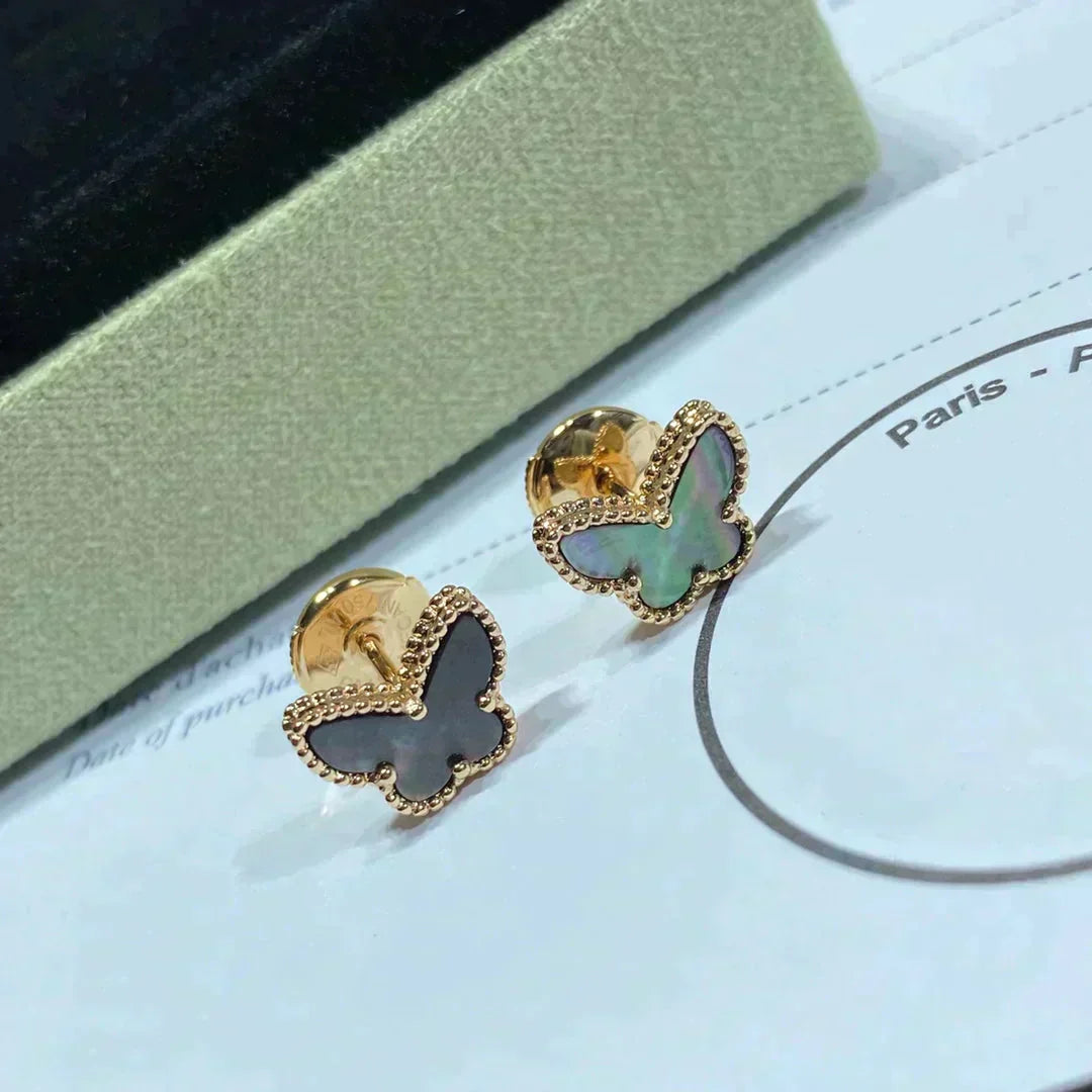 [Bloom]BUTTERFLY DARK MOP  EARRINGS