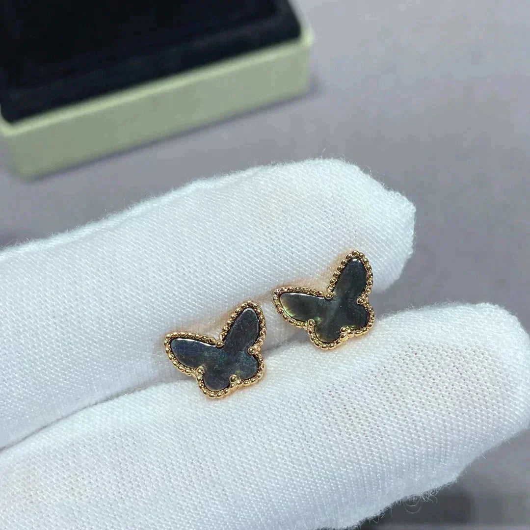 [Bloom]BUTTERFLY DARK MOP  EARRINGS