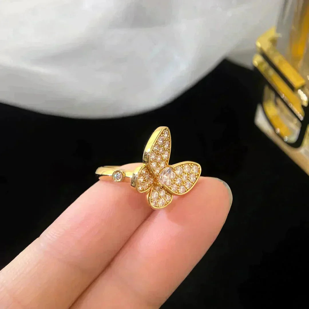 [Bloom]BUTTERFLY DIAMOND RING