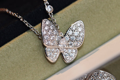 [Bloom]BUTTERFLY DIAMOND NECKLACE