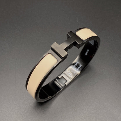 [Bloom]H BRACELET 12MM BLACK BEIGE CERAMIC